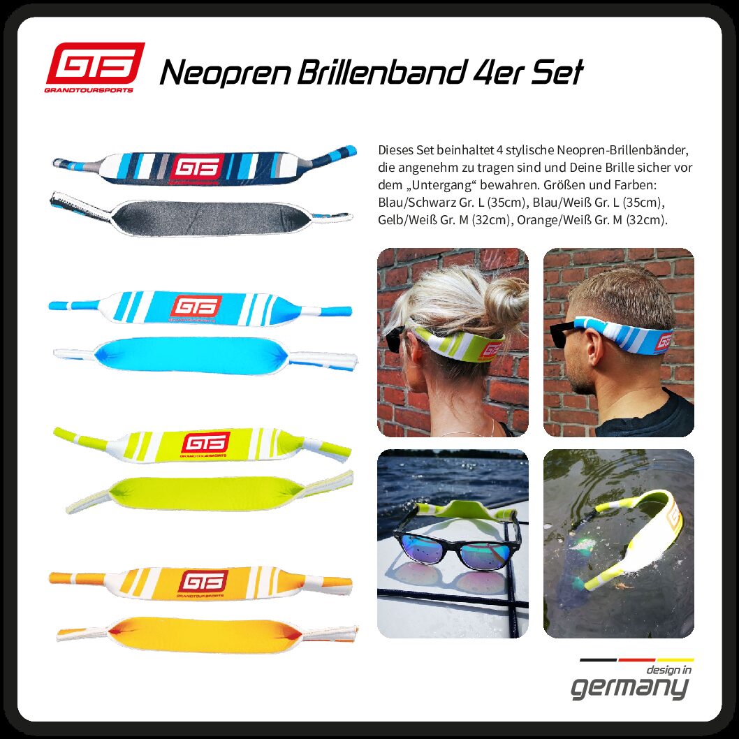 Neoprene Glasses Strap SET 4 pieces