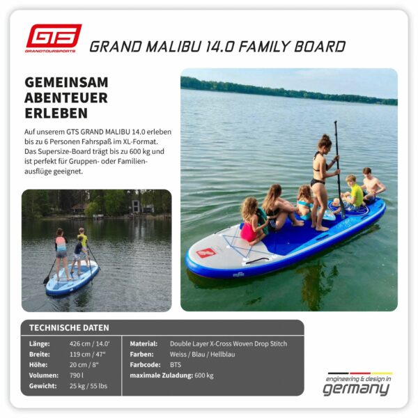 GTS Grand Malibu 14.0 Family Board