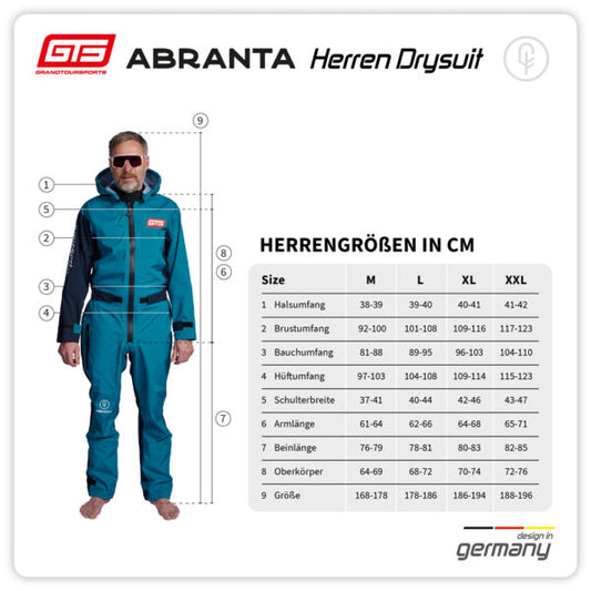 GTS ABRANTA Herren Trockenanzug - Drysuit