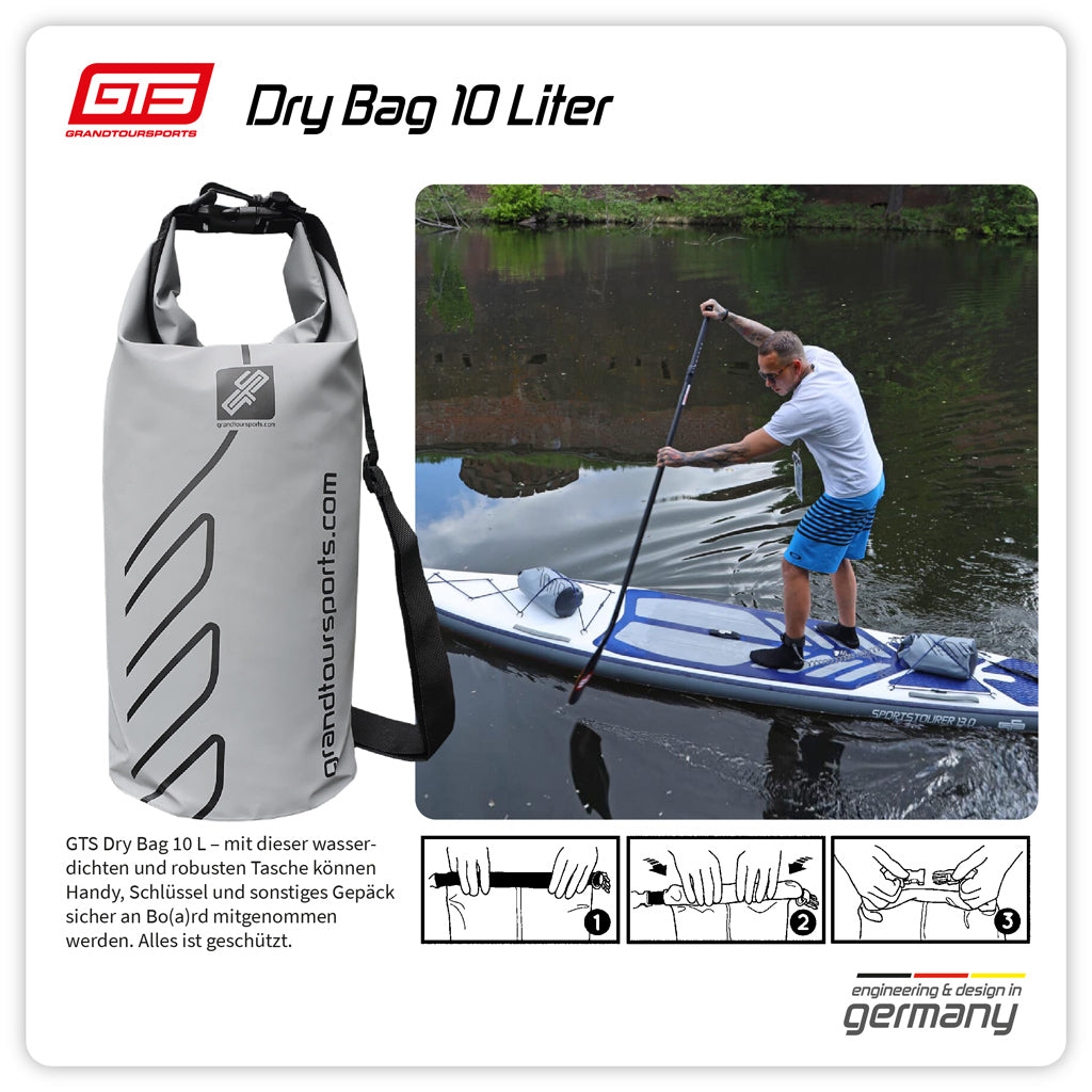 GTS DRY Bag 10 L GRAU