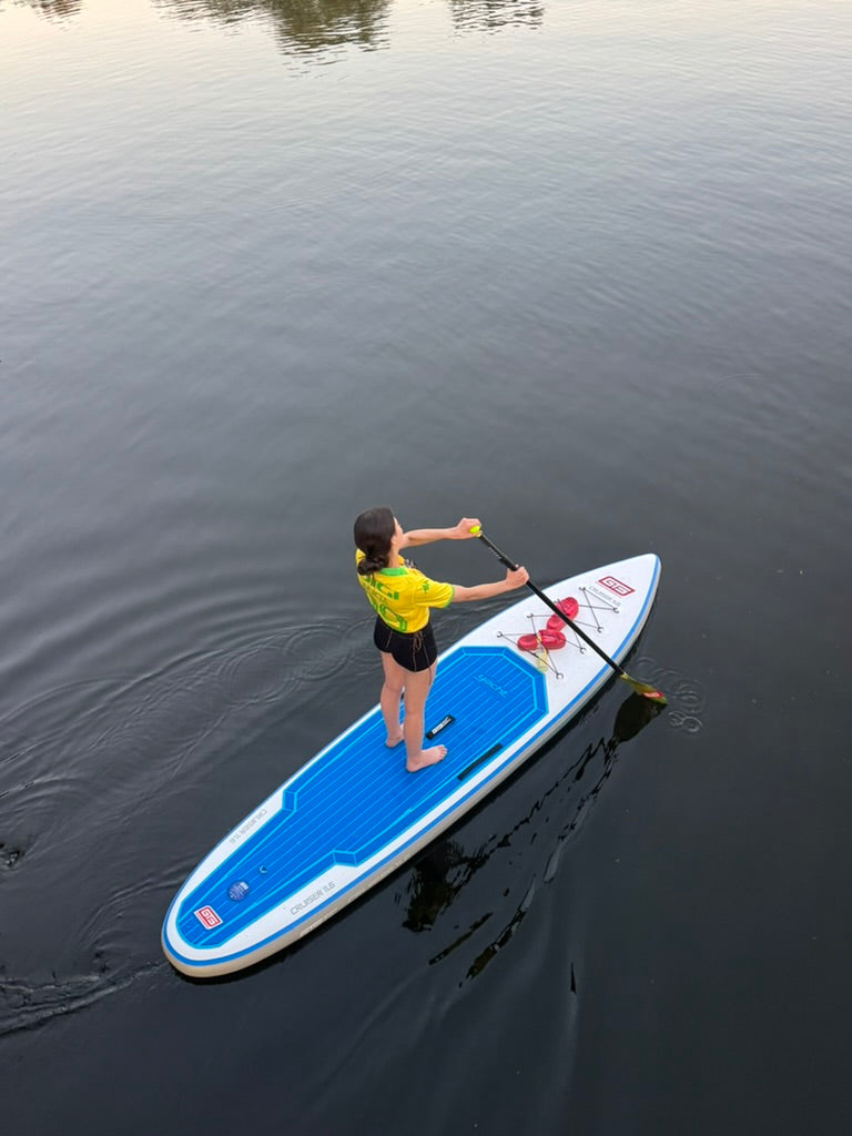 GTS Premium Touring SUP – Cruiser 11.6 Yacht Design (PBC) mit Paddel