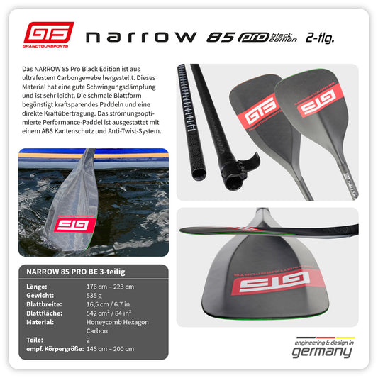 GTS NARROW 85 Pro Black Edition (2 teilig)